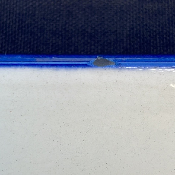 VTG Los Angeles Potteries Buns Breads Serving Dish Hand Painted Feathers USA - Picture 4 of 8